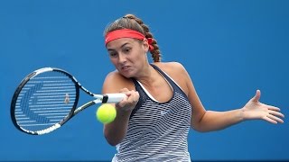 Sara Tomic v Baijing Lin highlights Junior Girls Singles  QF  Australian Open 2016 [upl. by Hut]