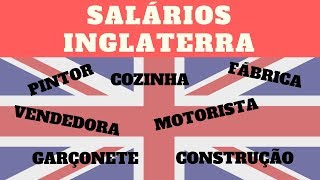 SALÁRIOS E PROFISSÕES NA INGLATERRA [upl. by Lawley]