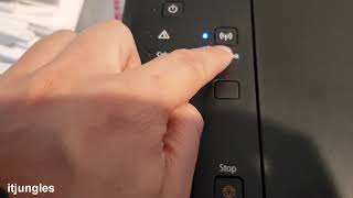 Canon Wireless MG3660 Printer How to Reset  Disconnect WiFi Connection [upl. by Ivz]