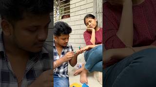 স্পেশাল কালারের নেইলপলিশ 🫦💩🤣 shorts funny comedy [upl. by Leshia]