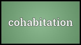 Cohabitation Meaning [upl. by Ian64]