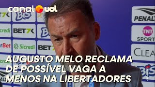 PRESIDENTE DO CORINTHIANS RECLAMA DE POSSÍVEL VAGA A MENOS NA LIBERTADORES [upl. by Ealasaid]