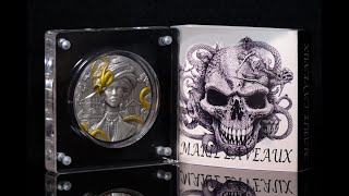 The Queen of Voodoo Marie Laveaux 2oz Silver Coin [upl. by Dorweiler]