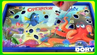 Finding Dory Operation Game NEW Hasbro Toys Operation Finding Dory Game with Hank amp Dory [upl. by Koblick12]