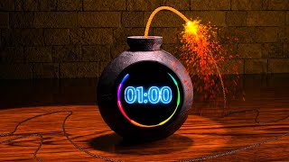 1 Minute Timer Bomb 3D TIMER 💣 [upl. by Llerej]