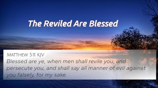 Sons and Daughters of God The Reviled Are Blessed October 28th [upl. by Wivinah532]