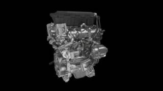 New Fiat Punto Evo 2010 Engine Animation [upl. by Just]