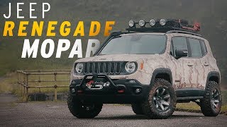 Jeep levantadão recebe guinchos elétricos pneus e rodas maiores Renegade MOPAR [upl. by Larrej91]