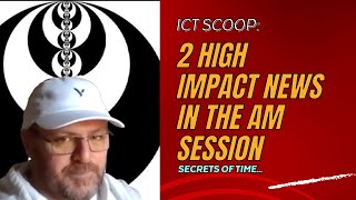 ICT SCOOP 2 high impact news in the same session [upl. by Bonaparte]