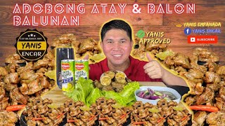 ADOBONG ATAY amp BALON BALUNAN MUKBANG PHILIPPINES [upl. by Katlaps]