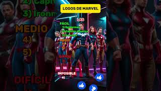 🔴Test de logos de MARVEL🟢 triviador trivia quizz shorts [upl. by Omar]