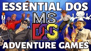 20 Essential DOS Adventure Games ft The Game Show [upl. by Sucitivel]