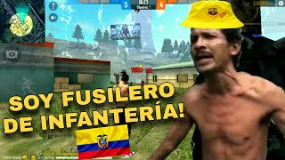 SOY FUSILERO DE INFANTERÍA  FreeFire Ecuador  Israel Rodezel [upl. by Arodoeht388]