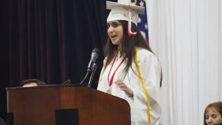 Whippany Park Salutatorian 2017 Julia Nixon [upl. by Hgielah]