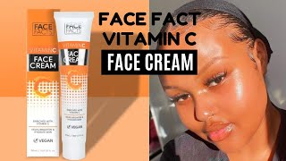 Face Fact Vitamin C Face Cream Review Side Effects Benefits How To Use [upl. by Ojahtnamas]