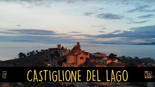 Castiglione del Lago  Umbria Italy by DJI Mavic Air Drone 4k [upl. by Llemar]