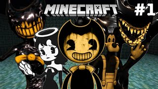 BENDY’S ADVENTURE BEGINS Bendy Minecraft Chronicles 1 [upl. by Antons888]