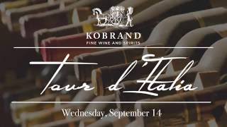 Kobrand Italian Tour  La Brea Bakery Cafe  September 14 2016  wineLA [upl. by Hutchins479]