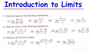 Limits Introduction class 1 [upl. by Stanwinn]