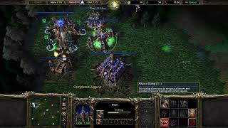 Warcraft 3 Multijugador Online IraSalvajeUD vs COTTONMOUTHHUM [upl. by Durkin437]