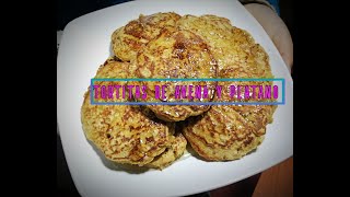 Tortitas de avena y platano  fácil y rico [upl. by Ydac]