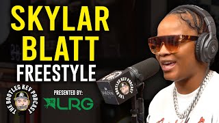 Skylar Blatt Freestyle on The Bootleg Kev Podcast [upl. by Ehtyaf364]