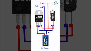 12V to 5V Converter LM7805 Mosfet Project  12V to 5V Connection Circuit Converter Shorts Video [upl. by Pollock]