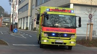 Notarztwagen 23B Rettungszentrum Bundeswehr Hamburg [upl. by Dlarrej564]