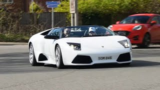 supercar spotting in Alderley edge aventador svj aventador sv aventador S×2 mercielargo gt3 rs [upl. by Forelli]