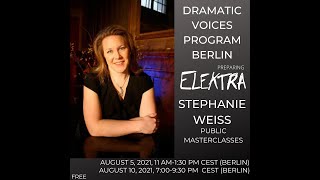 DVP Masterclass with Dr Stephanie Weiss  August 5 2021 [upl. by Jodie147]