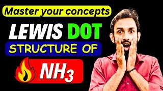 Lewis dot structure of NH3  Electron dot structure of NH3 [upl. by Eneri]