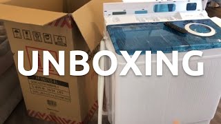 Unboxing  Giantex Portable Washing Machine for Apartments  Amazon Favorites [upl. by Ahsyekat196]