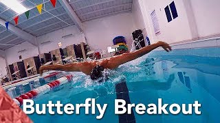 Improve your butterfly swimming technique with a perfect breakout [upl. by Correna]