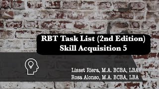 RBT Skill Acquisition Part 5 [upl. by Hardwick]