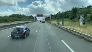 Les autoroutes en France  A28 [upl. by Fayola]