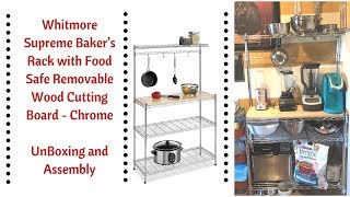 Unboxing and Assembly of the Supreme Bakers Rack [upl. by Yrrap814]