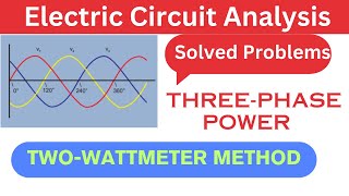 Electric Circuit Analysis  Tutorial  20  Power Measurement of 3Phase Circuit by TwoWattmeters [upl. by Muna729]