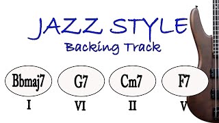 JAZZ 1625 Bb MAJOR Backing Track 140bpm [upl. by Eetsim]