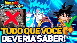 TUDO QUE VOCÊ PRECISA SABER sobre DRAGON BALL SPARKING ZERO  Data Personagens DB Battle Hour [upl. by Einnok]