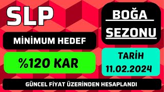 SLP COİN BOĞA SEZONU EN GARANTİ SATIŞ HEDEFİ NERESİ OLABİLİR bitcoin boğasezonu slp slpcoin [upl. by Mauer]