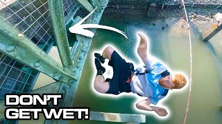 NINJA WARRIOR BRIDGE  Dont Get Wet Challenge 🇬🇧 [upl. by Santini308]