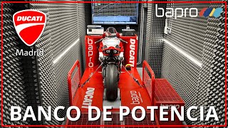 ▷ Banco de Potencia para motos ⚙️ Bapro  Ducati Oficial ® [upl. by Jamille]