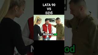 LATA 90 VS DZIŚ shorts kabaret humor [upl. by Adiene]