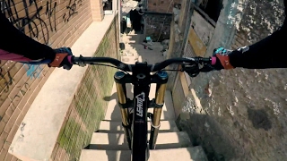 Steep Urban Mountain Biking Down a Rio Favela  Filip Polcs POV [upl. by Jorgenson]