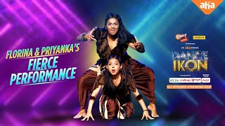 Florina amp Priyanka Full Dance Performance  PREFINALE  Dance IKON  Ohmkar  ahaVideoIN [upl. by Annav]