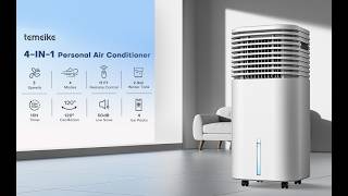 TEMEIKE 4IN1 Portable Air Conditioners  WorkGreat [upl. by Engleman]