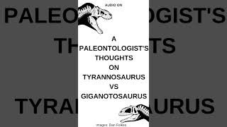 A Paleontologists Thoughts On Tyrannosaurus rex vs Giganotosaurus dinofacts paleontology [upl. by Hayward]