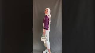 Shopee Haul Sweater Gradasi Kekinian ootd rekomendasioutfit outfitideas fashion outfithijab [upl. by Deeanne]