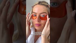 Best Way to Get Rid of Dark Circles  Korean Eye Patches for Tired eyes shortsvideo [upl. by Ielerol]