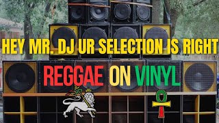 Hey Mr DJ Your Selection Is Right  Reggae Mixtape On 100 Vinyl  2024 [upl. by Yatnod27]